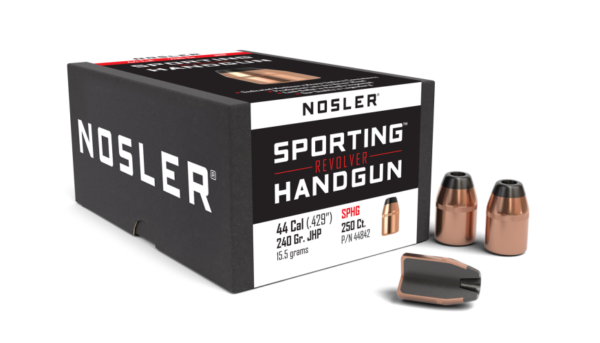 Nosler 44 Magnum (.429") 240gr JHP - 250 ct Box